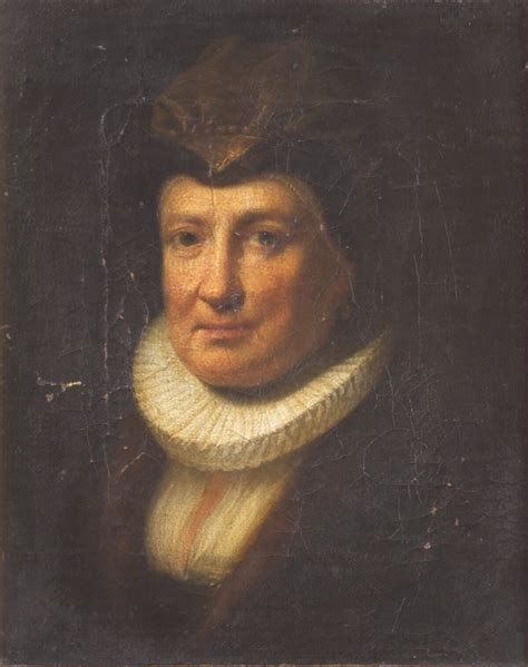 Portræt af kunstnerens moder 1628 1675 Gerard Dou SMK Open