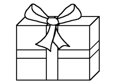 outline of present clipart - Clipground