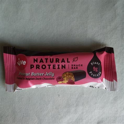 Vive Peanut Butter Jelly Natural Protein Bar Review Abillion