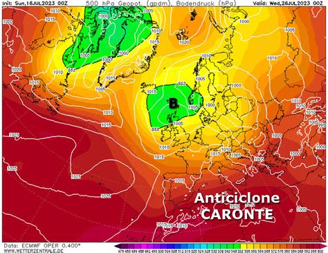 Meteo fine LUGLIO è arrivata la tendenza per l ultima parte del Mese