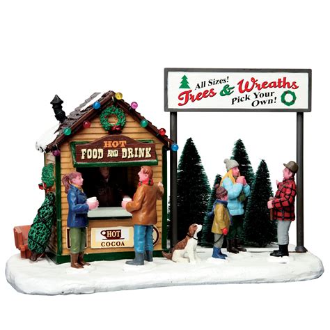 Lemax Village Collection Christmas Village Accessory, Trees & Wreaths ...