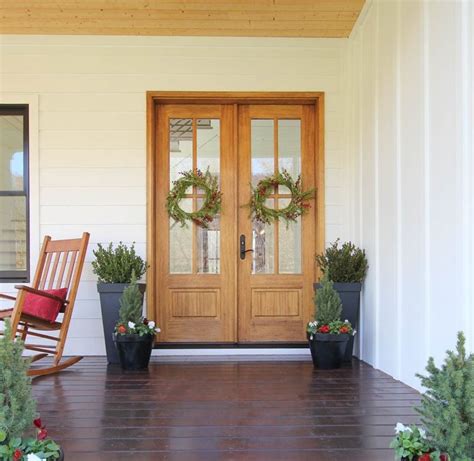 The Farmhouse Front Door A Simple Statement That Speaks Volumes