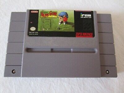 Irem Skins Game Snes Super Nintendo Noa Library Game Play Counselor