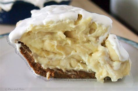 No Bake Banana Cream Pie Recipe Graham Cracker Crust Coopvirt