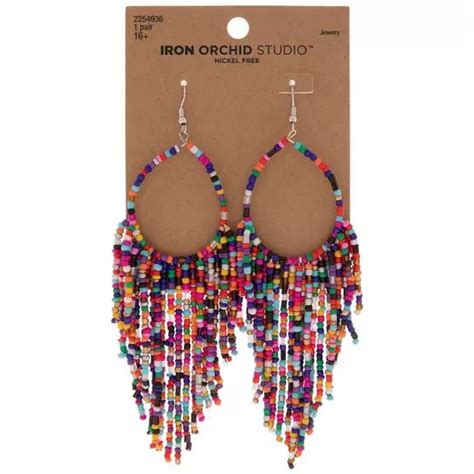 Teardrop Beaded Swing Earrings Hobby Lobby Teardrop Beads