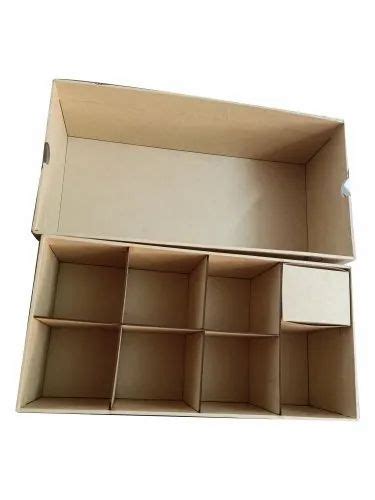 Brown Rectangular Cardboard Fmcg Paper Box Weight Holding Capacity Kg