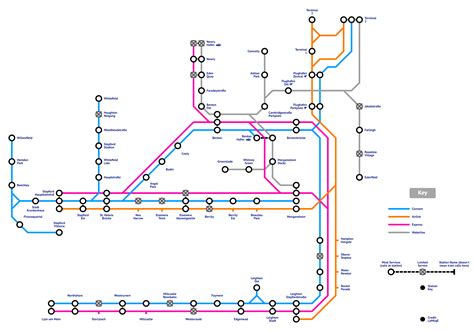 Scr Map But With German Named Stations Rstepfordcountyrailway