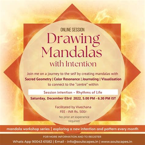 Drawing Mandalas With Intention Rhythms Of Life Soulscapes