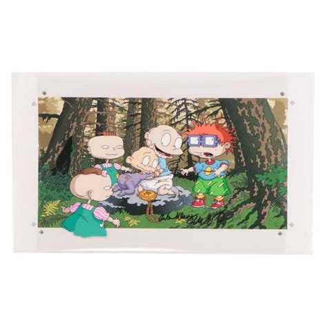 Klasky Csupó Signed "The Rugrats Movie" Hand-Painted Publicity...