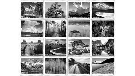 Usps Unveils Ansel Adams Stamps For