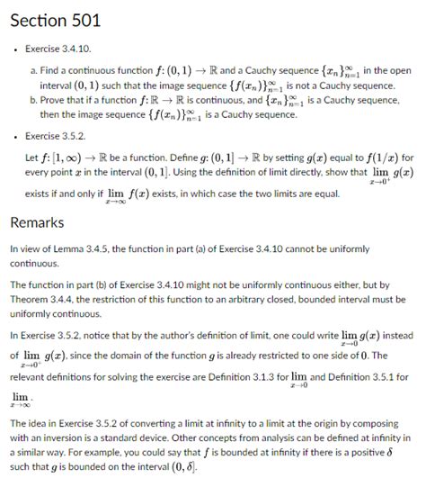 Solved A Find A Continuous Function F 0 1 →r And A Cauchy