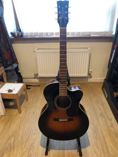 Hudson Electro Acoustic Guitar With Stand In Tonypandy Rhondda Cynon Taf Gumtree