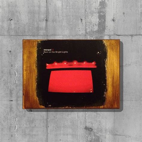 Collectible album art Interpol / album cover art / by Liedroom