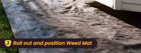 How To Install Weed Mat Diy Weedmat