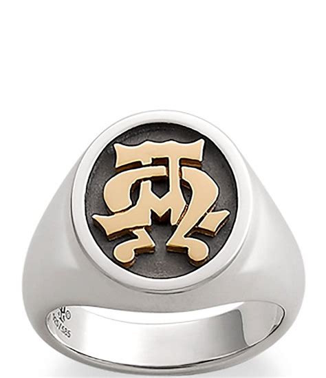 James Avery K Alpha Omega Ring Dillard S