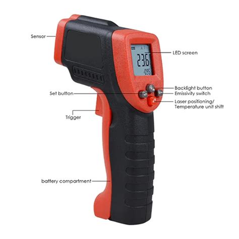 Gaotek Handheld Industrial Thermometer Gao Tek