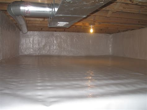 Crawl Space Dirt Floor Insulation