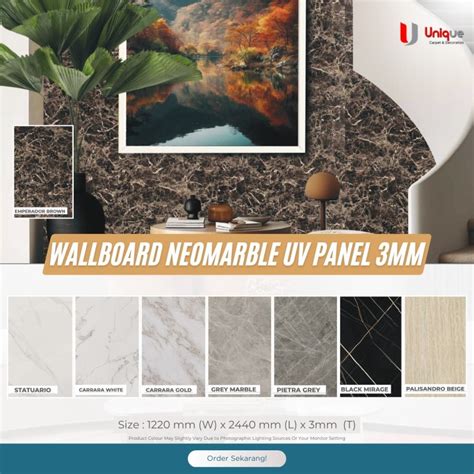 Jual Neomarble Panel Wallboard Pvc Marmer Mm Mm Upvc Marble