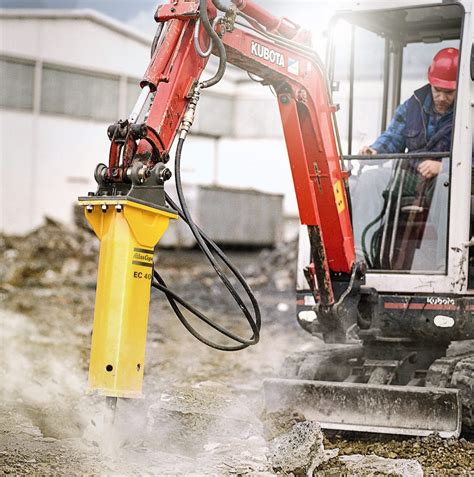 Atlas Copco Ec Hydraulic Breaker In Rock Excavation Malone