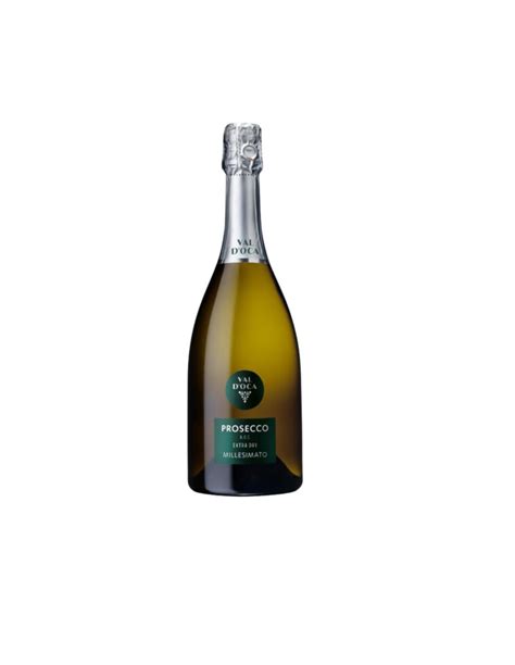 VAL D OCA Millesimato Verde Prosecco Extra Dry DOC Capsula Argento