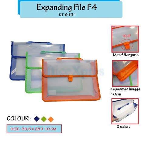 Jual Expanding File F4 Map Sekat Expanding Dokumen File 9161 Map