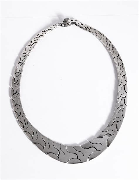 Sterling Silver Collar Necklace For Sale At 1stdibs