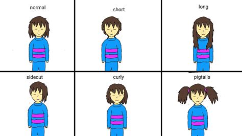 Frisk Hairstyle Undertale Amino