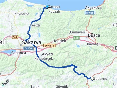 Sakarya Karasu Abant Country Mudurnu Dağ Evleri Arası Kaç Km Yol Tarifi