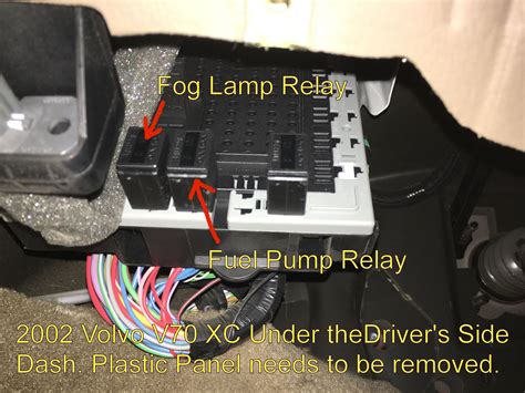 V P Where Is The Fuel Pump Relay Located Off