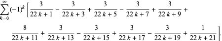 Pi Formulas -- from Wolfram MathWorld