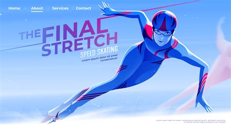 Vector Illustration Title The Final Stretch Behance