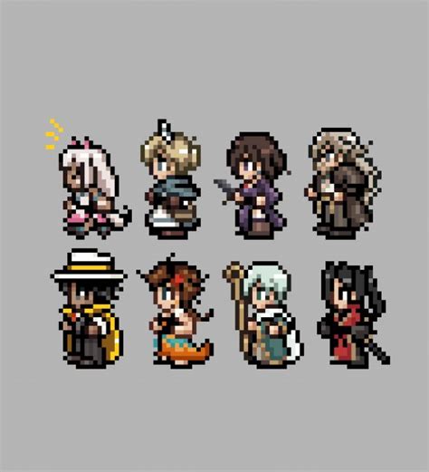 Pin by レア 可憐な on Octopath Traveler Octopath traveler Pixel art