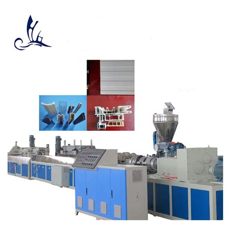 Twin Screw Extruder High Output Plastic Upvc Pvc Profile Wall Ceiling