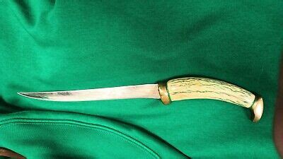 Vintage Rapala J Marttiini Finland Blade Fish Filet Knife W Leather