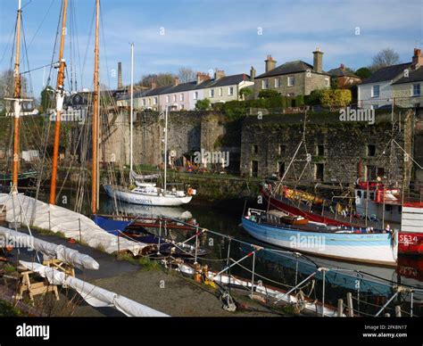 Charlestown harbour, Cornwall Stock Photo - Alamy