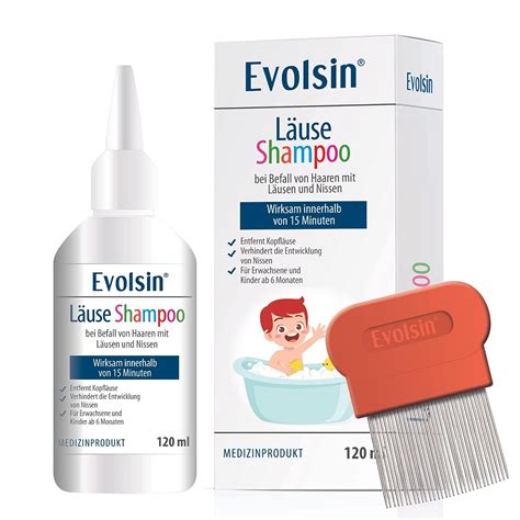 Amazon Geyilo Evolsin Shampoo Pidocchi Con Pettine Pidocchi E