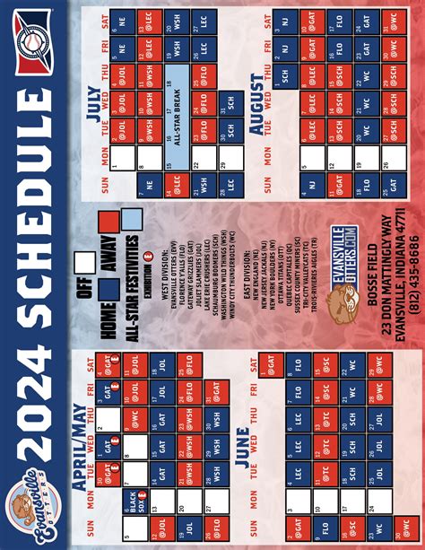 Evansville Otters Schedule 2024 Jen Kessia