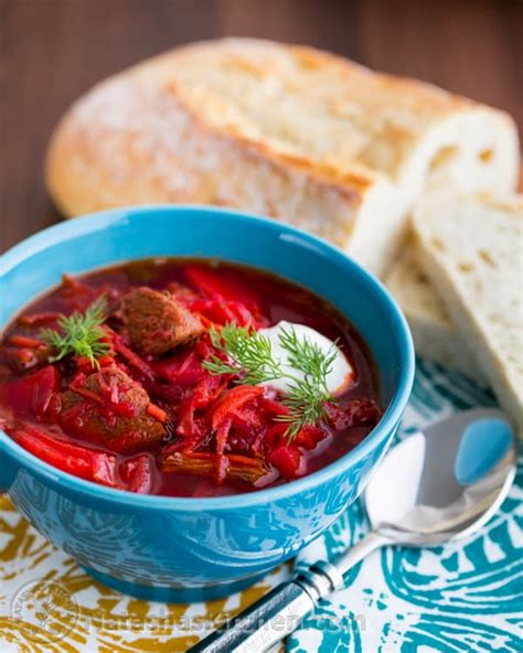 Borscht Recipe with Meat