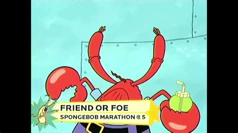 Nickelodeon SpongeBob SquarePants Friend Or Foe Premiere Promo Late