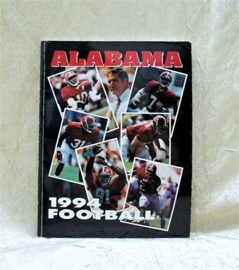 Media Guide University Of Alabama Football Coach Gene Stallings