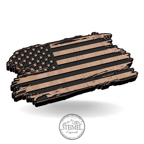 Torn and Tattered American Flag - Patriot Nation Design