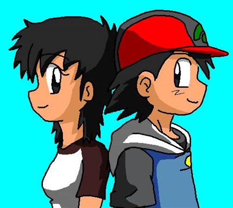 Ash And My Oc By Caractrer Manga On Deviantart