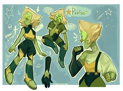 Peridot Crystal Gem Outfit Speedpaint By Kitsunezakuro On Deviantart