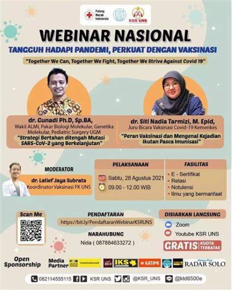 Gratis Webinar Nasional Ksr Uns Info Lomba Terbaru