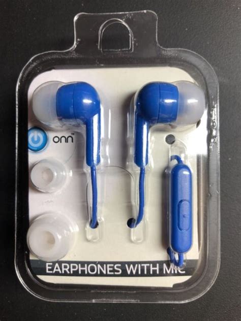 Onn Stereo Headset With Microphone Headphones Earbuds Ebay