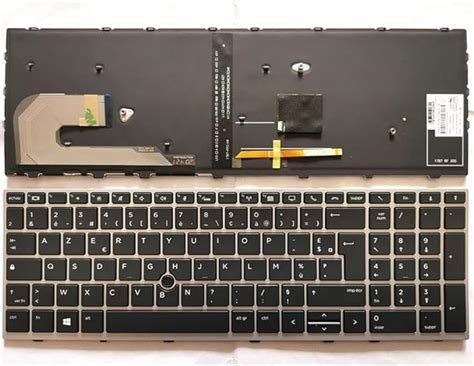 Clavier Fran Ais Azerty R Tro Clair Pour Hp Elitebook G G