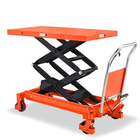 Buy Tory Carrier Double Scissor Lift Cart Lb Capacity Hydraulic