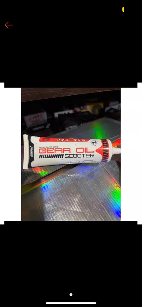 Rs Scooter Gear Oil W Ma Ml Fully Synthetic Lazada Ph