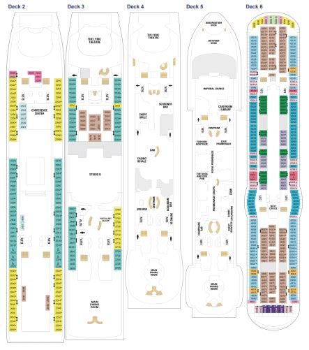 Freedom Of The Seas Deck 8 Deck Plan In Detail By Cruise Deck Info