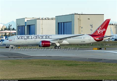 G Vooh Virgin Atlantic Boeing Dreamliner Photo By Dipankar Bhakta